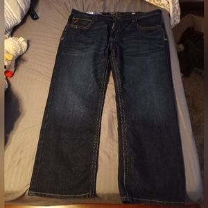 Ariat Mens Rebar M4 low rise Basic Boot Cut Jean- dark wash NEW WITH TAGS NWT